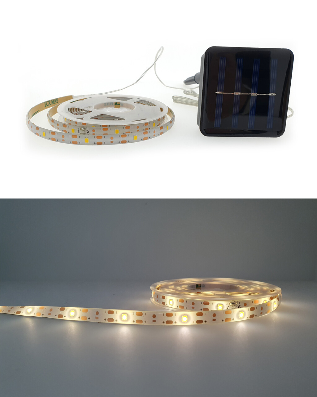 TR-595 Solární LED pásek 5m