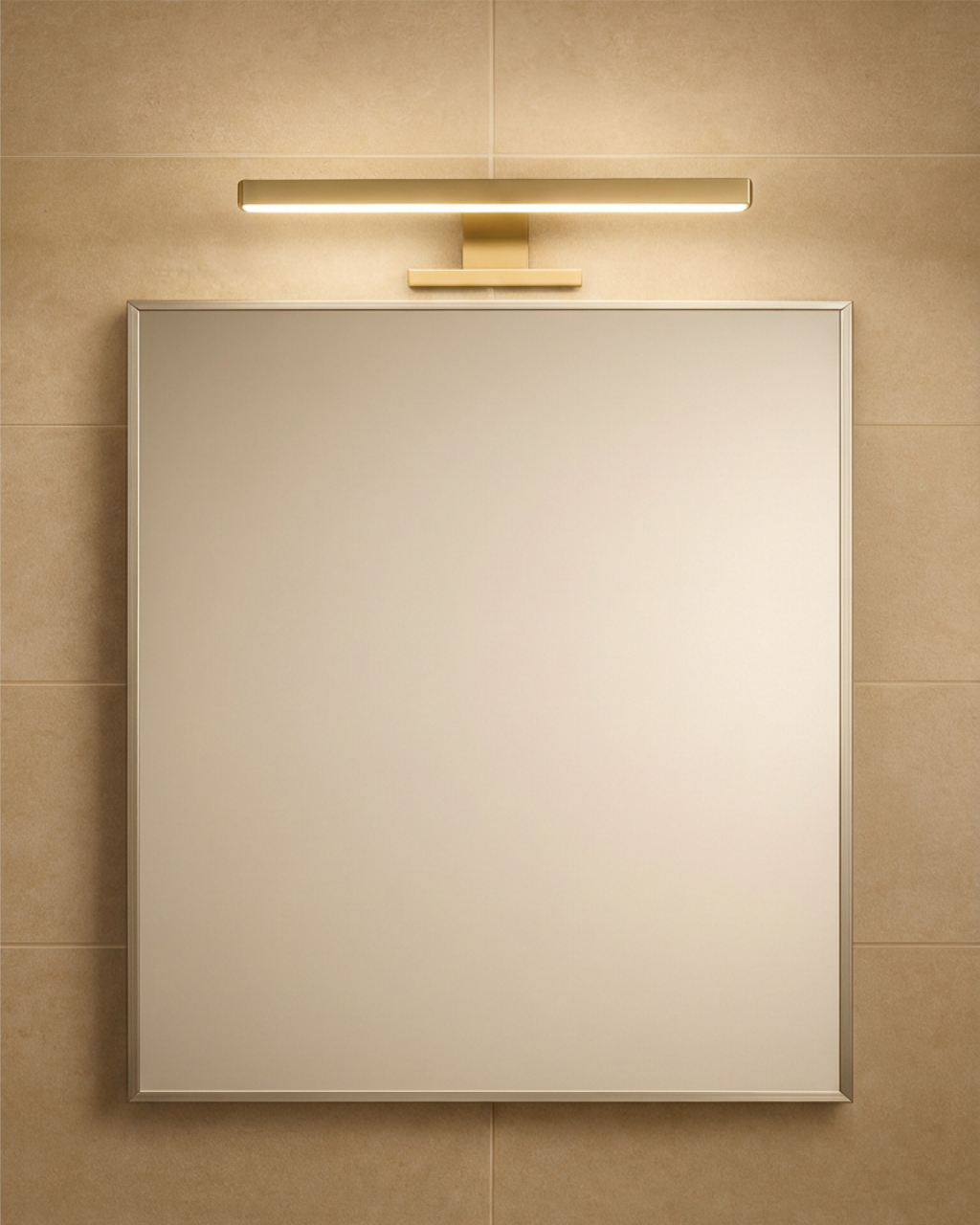 Q-306 LED 5W/400lm/4000K zrcadlové světlo 30cm - matné zlaté QTEC