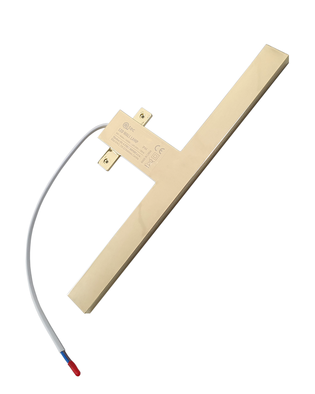Q-306 LED 5W/400lm/4000K zrcadlové světlo 30cm - matné zlaté QTEC