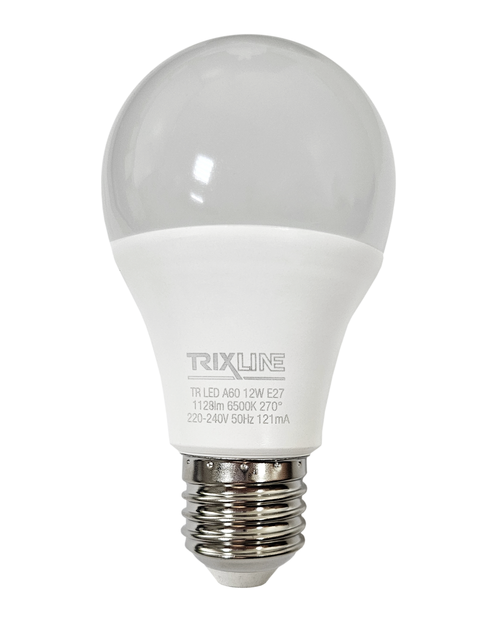 LED žárovka 12W 1128lm E27 A60 studená bílá Trixline