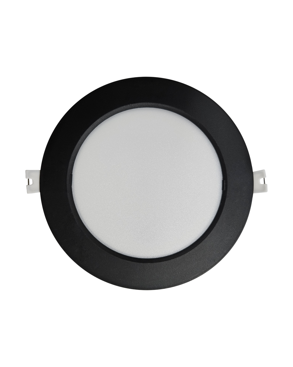 Q-52M LED panel 12W 1200lm 4000K černý - kruhový vestavný Qtec