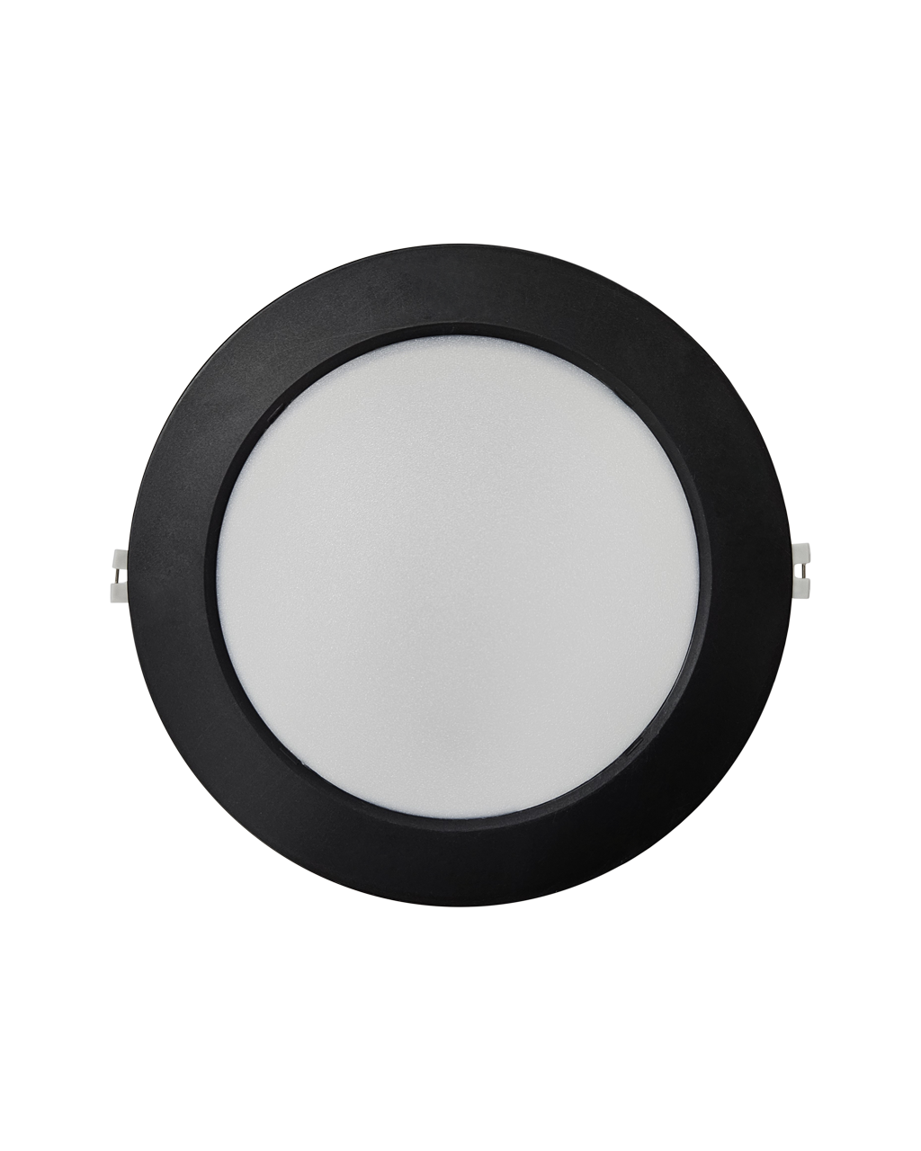Q-53M LED panel 18W 1980lm 4000K černý - kruhový vestavný Qtec