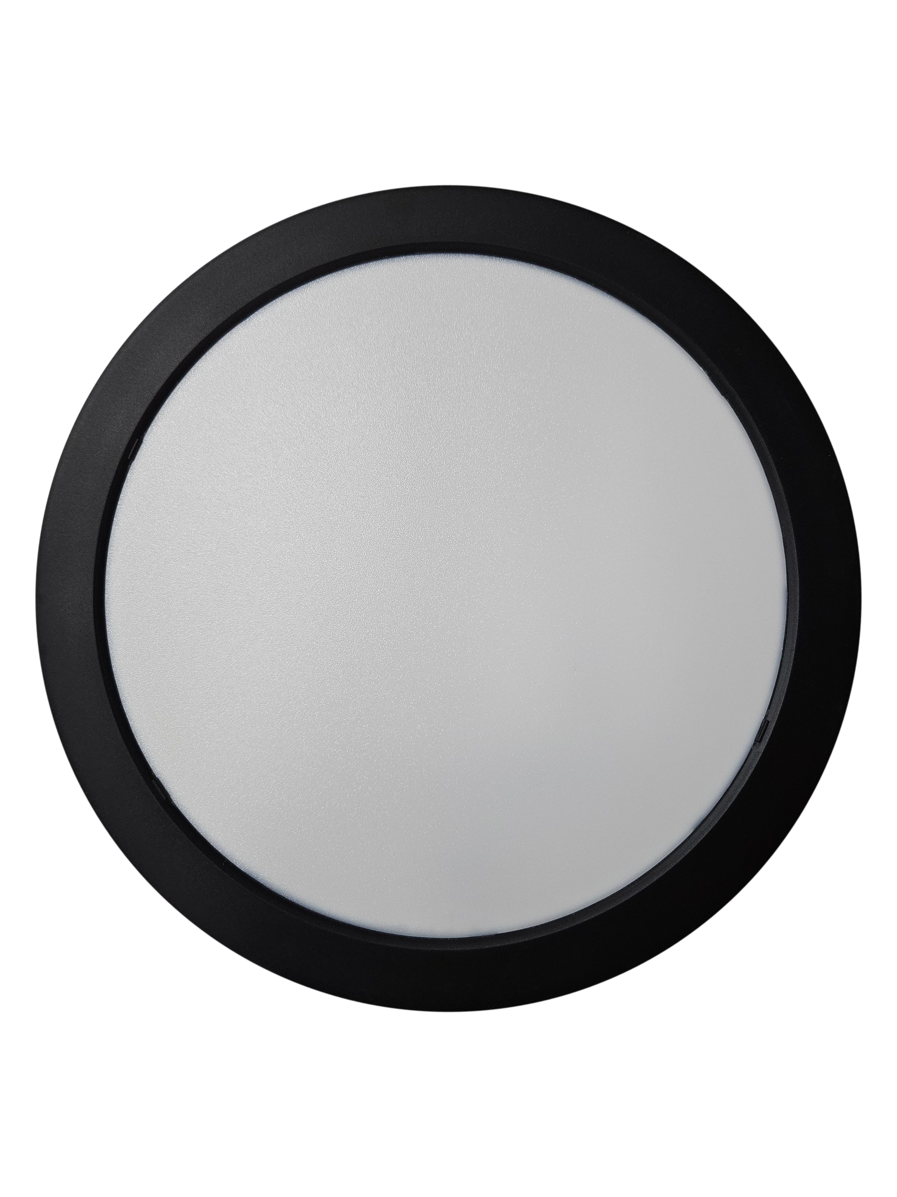 Q-56M LED panel 24W 2640lm 4000K černý - kruhový přisazený Qtec