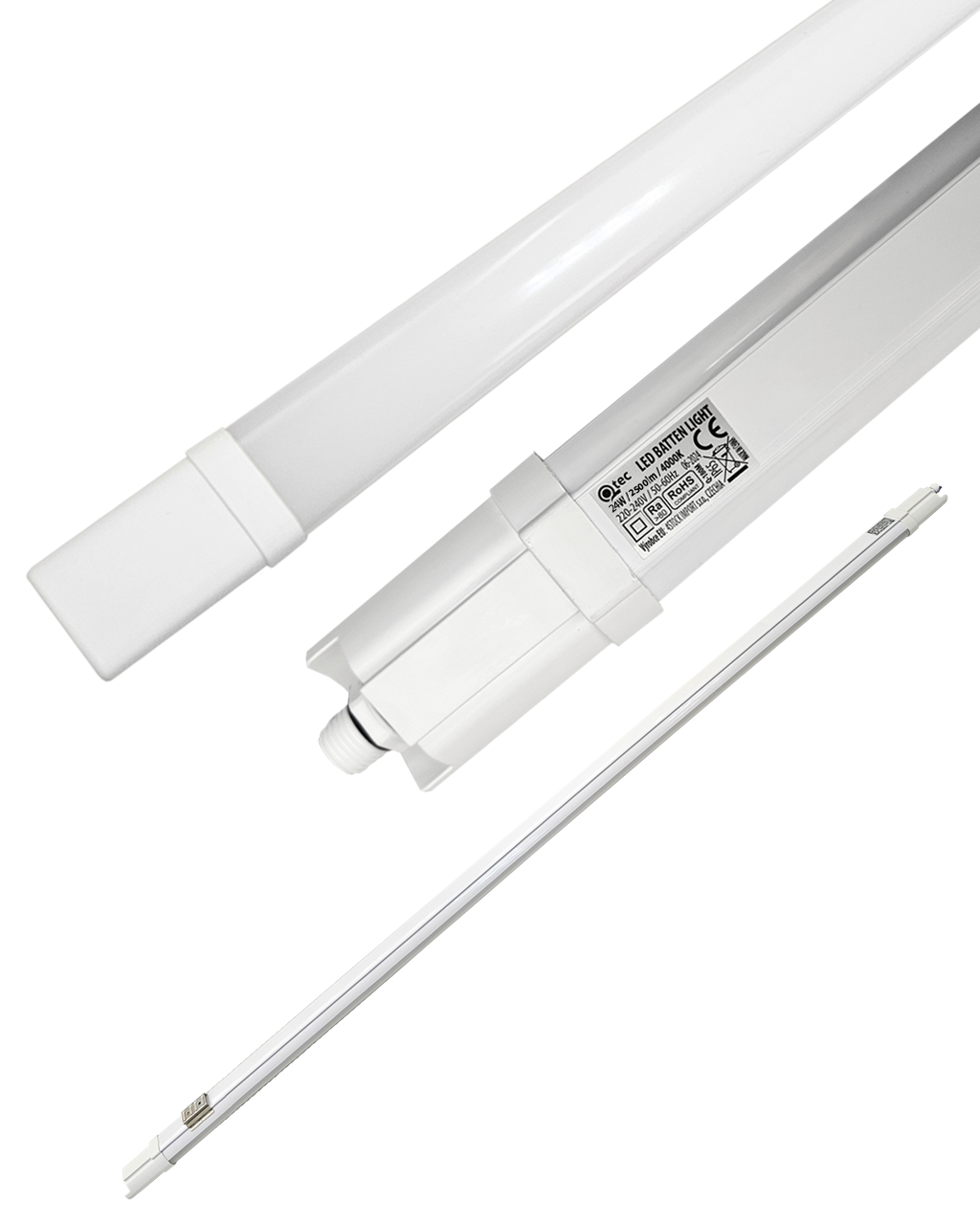 Q-240M LED Batten Light 24W 2500lm 4000K