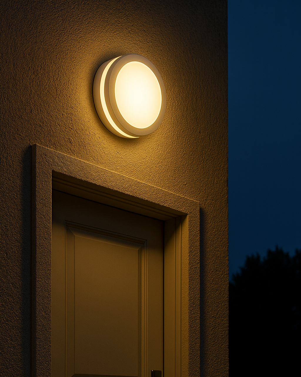 LED stropní CCT svítidlo s pohybovým senzorem TR-201MS - 20W 2050lm ø23x5,5cm Trixline