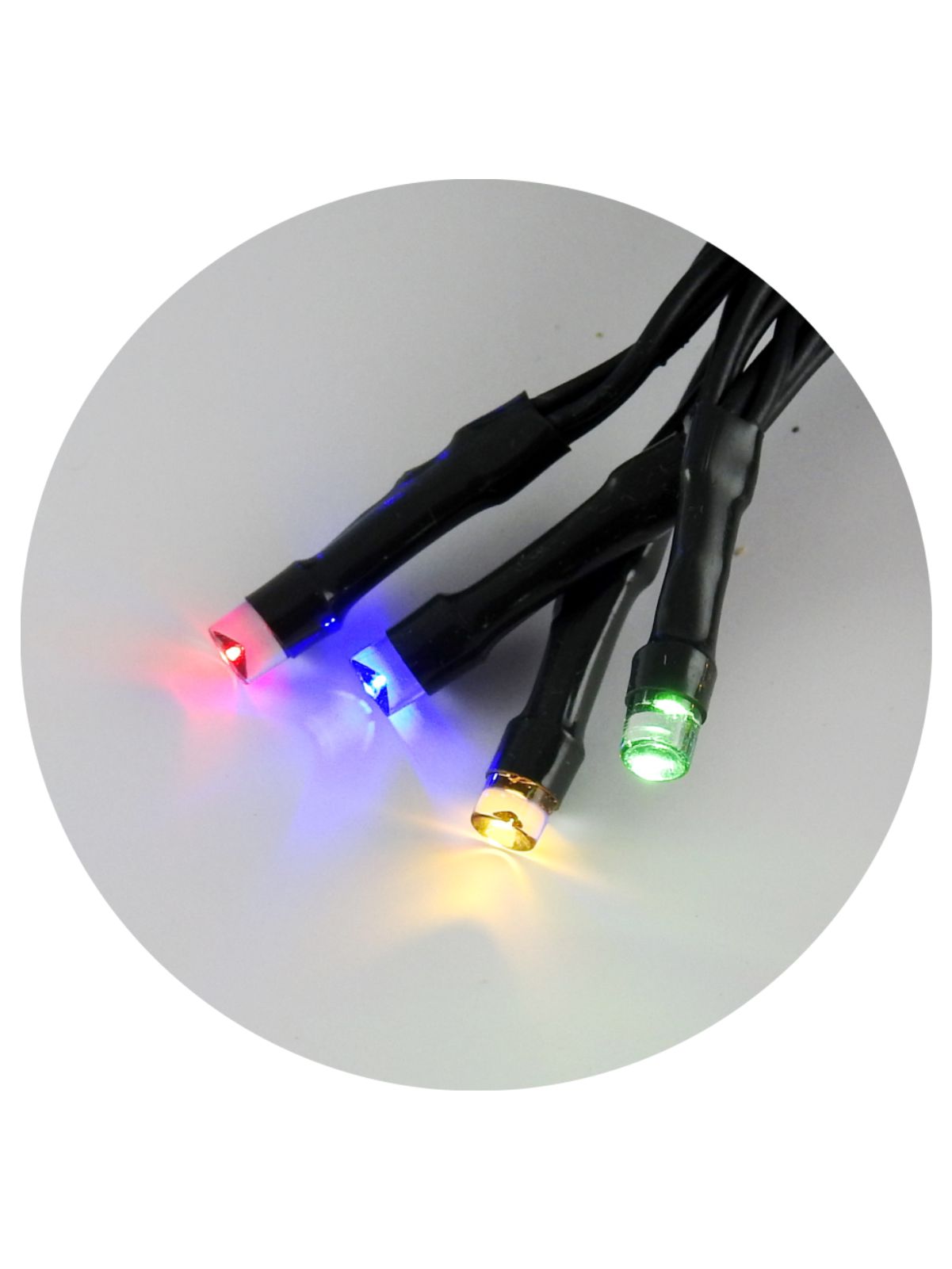 TR 307 Vánoční řetěz 50LED 5,4 m COLOR Trixline