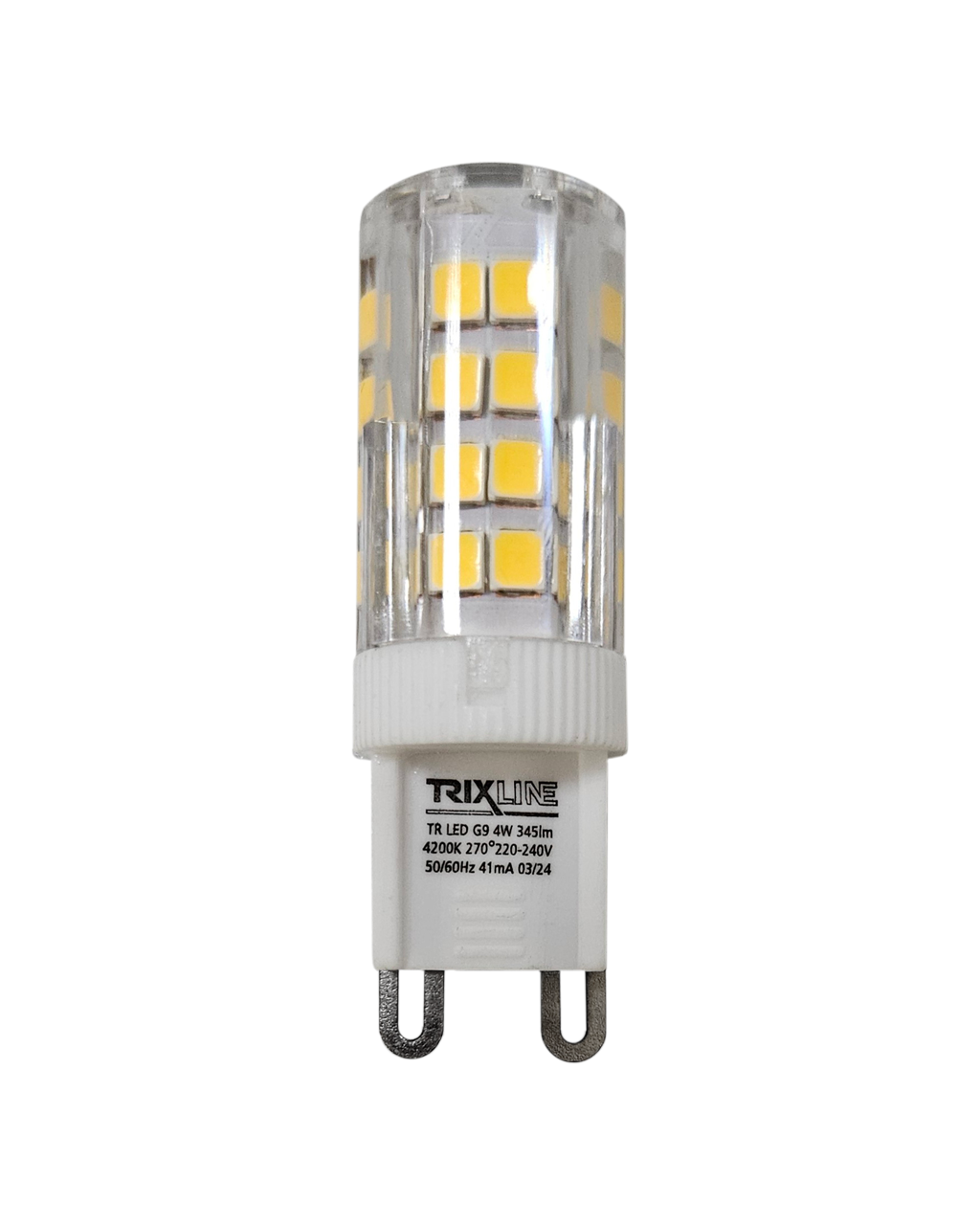 LED žárovka 4W G9 4200K neutrální bílá Trixline