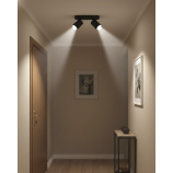 Q-03AD Stropní bodové světlo 2xGU10 černé QTEC Q-03AD Stropní bodové světlo 2xGU10 černé QTEC