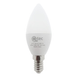 LED žárovka Qtec 5W C37 E14 4200K