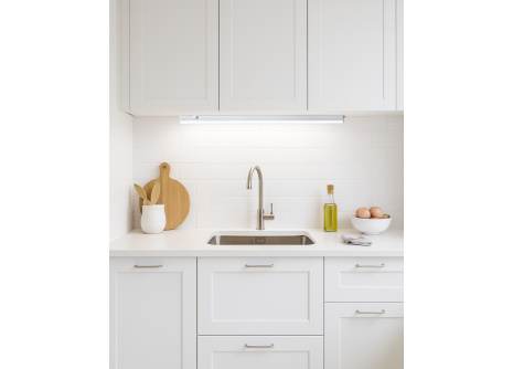 Q-60A 9W / 810lm / 4200K T5 podlinkové světlo s vypínačem a konektorem - bílé QTEC 60cm