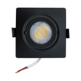 Bodové LED světlo 7W - čtvercové TR 426 / 9697 Černá TRIXLINE