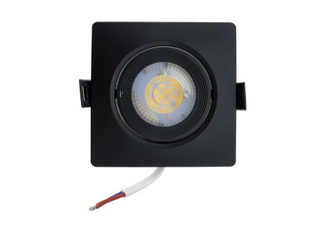 Bodové LED světlo 7W - čtvercové TR 426 / 9697 Černá TRIXLINE