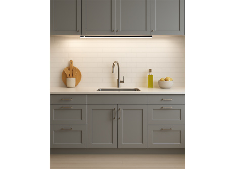 Q-64AB 14W / 1260lm / 4200K T5 podlinkové světlo s vypínačem a konektorem - černé QTEC 90cm