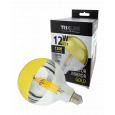 LED žárovka Trixline DECOR MIRROR G125, 12W GOLD