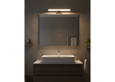 Q-308B LED 8W/680lm/4000K zrcadlové světlo 30cm - černé QTEC Q-308B LED 8W/680lm/4000K zrcadlové světlo 30cm - černé QTEC