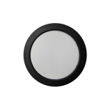 Q-55M LED panel 18W 1980lm 4000K černý - kruhový přisazený Qtec