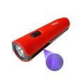 LED ruční svítilna s UV na bankovky TR-069L červená Trixline