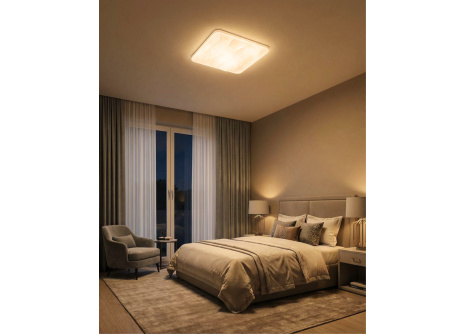 LED stropní svítidlo TR-610S - NERIS 60W 5700lm 53x53cm CCT + ovladač Trixline