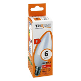 LED žárovka Trixline 6W 540lm E14 C35 teplá bílá