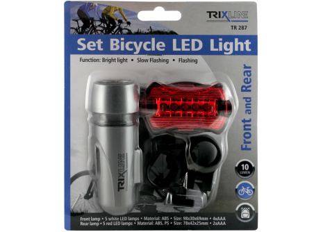 Set osvětlení na kolo TRIXLINE TR 287