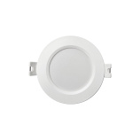 Q-100P LED panel 3W 330lm 4000K bílý - kruhový vestavný Qtec