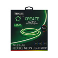 TR-31N Flexibilní NEONOVÝ LED pásek - zelený 1,8m na USB Trixline