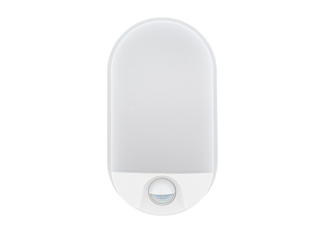 TR-72S LED nástěnné, senzorové, oválné světlo - bílé 15W/1350lm/4000K Trixline