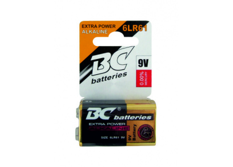 BC batteries Extra power alkalická baterie 9V 6LR61