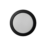Q-61M LED panel 12W 1200lm 4000K černý - kruhový přisazený Qtec