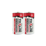 Trixline Extra power zinkochloridová baterie 1,5V R14
