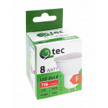 LED žárovka Qtec 8W GU10 736lm neutrální bílá