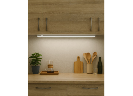 Q-61A 14W / 1260lm / 4200K T5 podlinkové světlo s vypínačem a konektorem - bílé QTEC 60cm