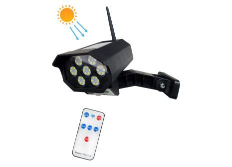 TR-593 Solární LED světlo - imitace CCTV kamery - senzor pohybu TRIXLINE