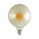 Dekorační LED žárovka FILAMENT Trixline G-125, 10W  E27 GOLD