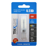 LED žárovka Trixline 6W G9 6500K denní bílá