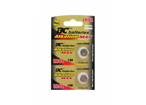 BC batteries alkalická knoflíková baterie 1,5V LR44