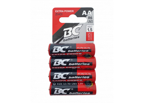 BC batteries Extra Power AA zinkochloridová tužková baterie 1,5V R6