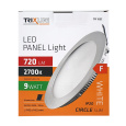 LED panel TRIXLINE TR 155C 9W, kruhový vestavný 2700K LED panel TRIXLINE TR 155C 9W, kruhový vestavný 2700K