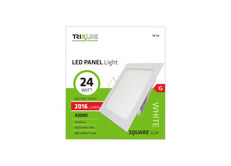 LED panel TRIXLINE TR 112 24W, čtverec vestavný 4200K