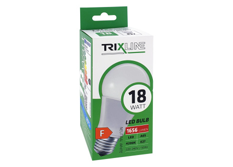 LED žárovka Trixline 18W 1656lm E27 A65 neutrální bílá