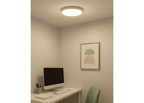 LED stropní 3CCT svítidlo TR-74S - 24W 2500lm ø30x2,5cm Trixline
