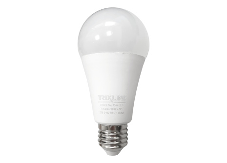 LED žárovka Trixline 15W 1350lm E27 A65 teplá bílá