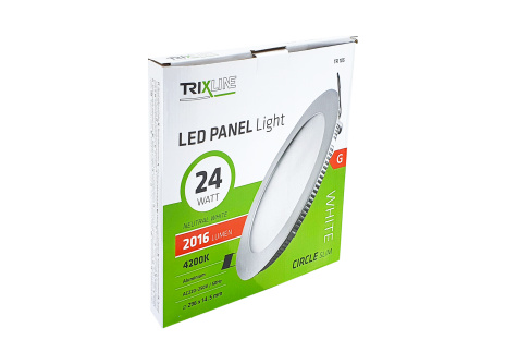 LED panel TRIXLINE TR 105 24W, kruhový vestavný 4200K