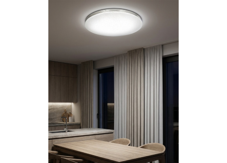 LED stropní svítidlo TR-612C - VENTA 60W 5700lm ø58cm CCT + ovladač Trixline