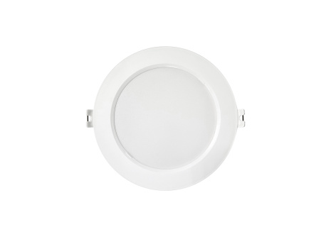 Q-102P LED panel 9W 990lm 4000K bílý - kruhový vestavný Qtec