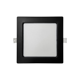 Q-59M LED panel 12W 1200lm 4000K černý - čtvercový přisazený Qtec