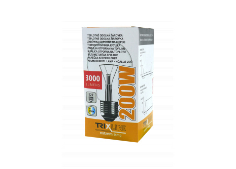 Speciální žárovka Trixline 200W, E27 teplá bílá