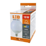 LED žárovka 18W G120 E27 teplá bílá