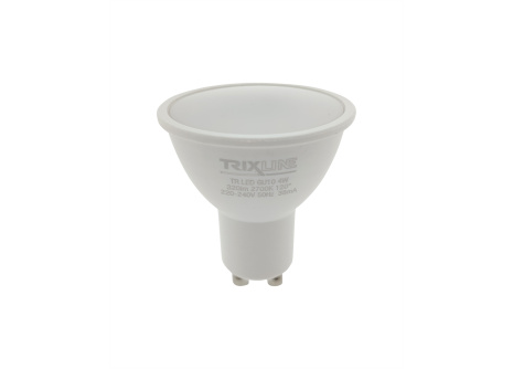 LED žárovka Trixline 4W 320lm GU10 teplá bílá