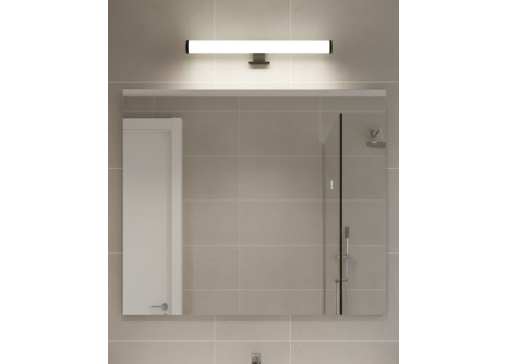 Q-312B LED 5W/430lm/4000K zrcadlové světlo 30cm - černé QTEC